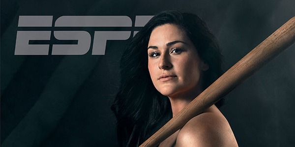 Lauren Chamberlain from Athletes Pose Nude for ESPN the Magazine's 201...